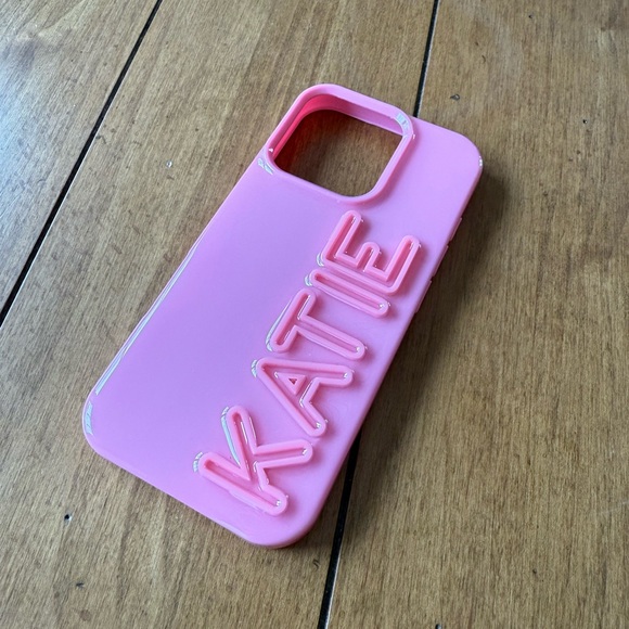 Pink Katie Custom IPhone 16 Pro Case - Picture 4 of 4
